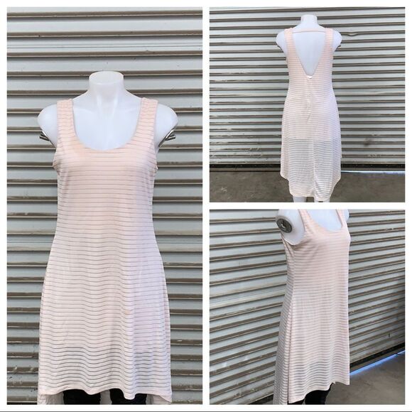 🛍️Derek Heart size Large hi Lo sheer lined dress - Picture 1 of 7